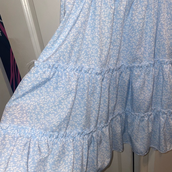 SHEIN Blue Ruffled Sundress - Picture 4 of 6